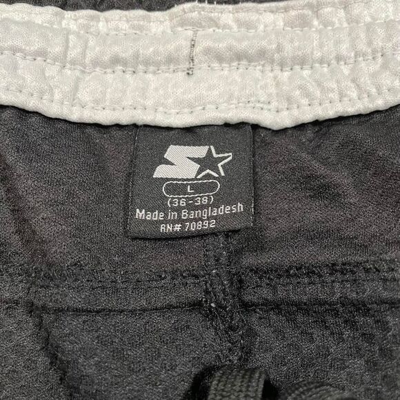 Vintage starter dri-star black athletic shorts (L) - Picture 4 of 7